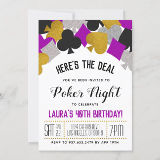 Casino Poker Einladung