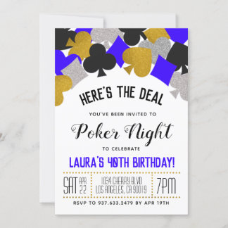 Casino Poker Einladung