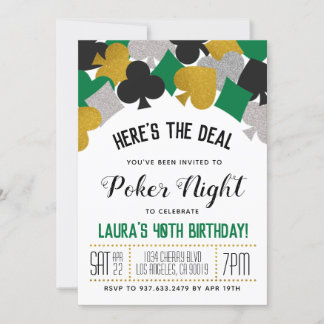 Casino Poker Einladung
