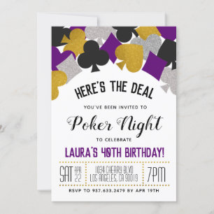 Casino Poker Einladung