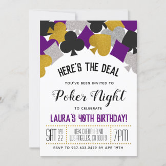 Casino Poker Einladung