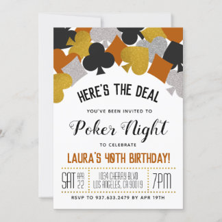Casino Poker Einladung
