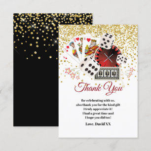 Casino, Poker, Erwachsene, danke Karte