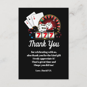 Casino, Poker, Erwachsene, danke Karte