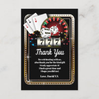 Casino, Poker, Erwachsene, danke Karte