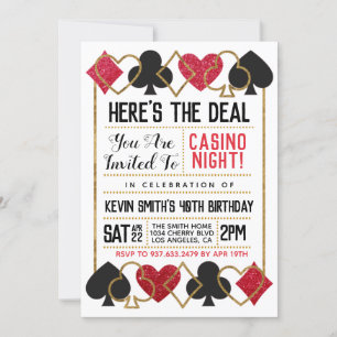 Casino Poker Invitation