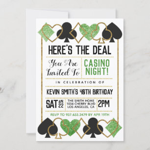 Casino Poker Invitation