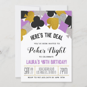 Casino Poker Invitation