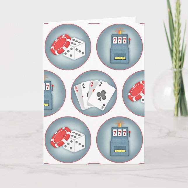 Casino Poker Jeu de jeu cartes de jeu machine à so (Devant)