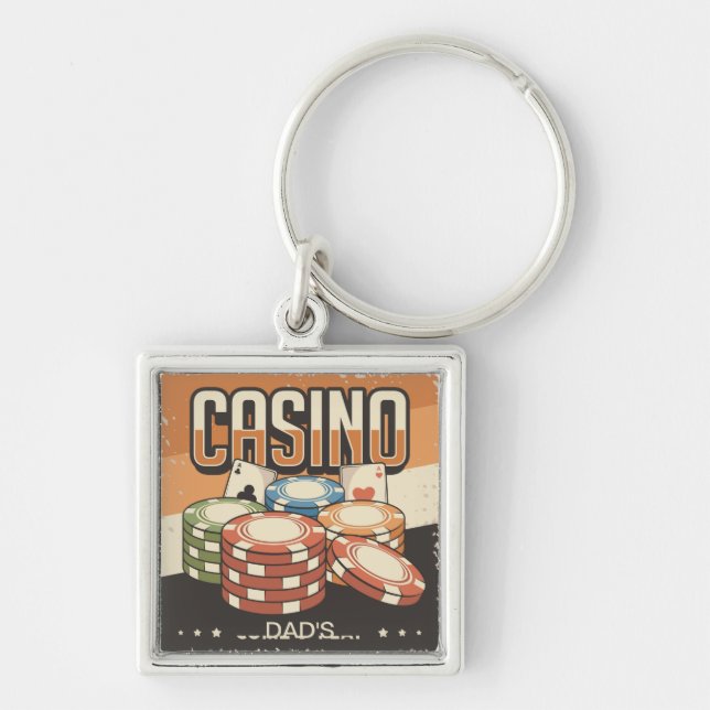 Casino Poker Schlüsselanhänger (Vorne)