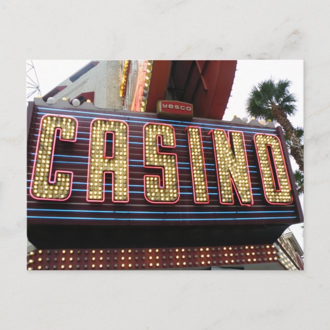 Casino Postkarte (Vorderseite)