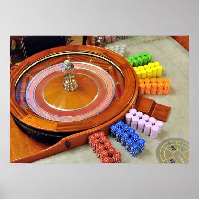 Casino Roulette drehen Poster (Vorne)