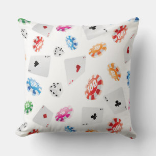 Casino, Spielzubehör Muster Kissen