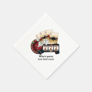 Casino, Vegas, Poker, Glücksspiel, Erwachsene Serviette
