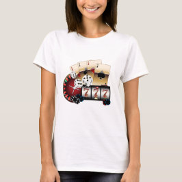 Casino, Vegas, Poker, Glücksspiel, Erwachsene T-Shirt