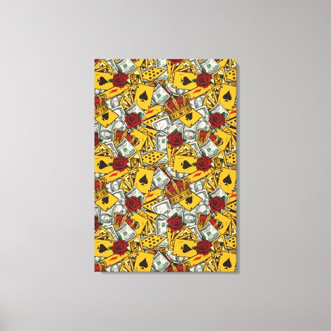 Casino Vibes Canvas Print Leinwanddruck (Vorderseite)