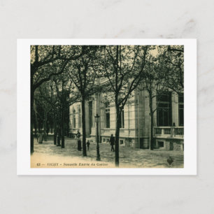 Casino, Vichy-Frankreich Vintage Postkarte