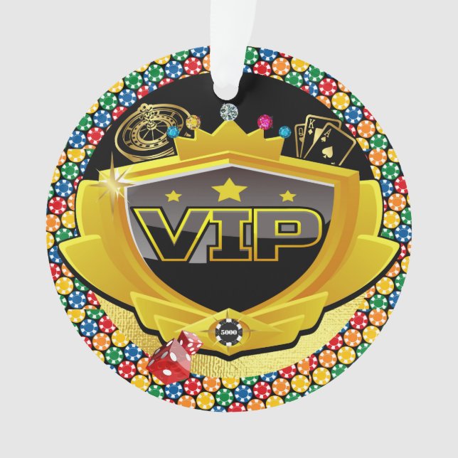 CASINO VIP Ornament (Vorderseite)