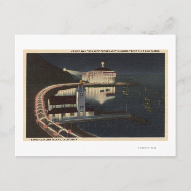 Casino Weg zur "Romance Promenade" Postkarte (Vorderseite)