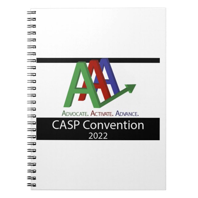 CASP Convention Notebook  Notizblock (Vorderseite)