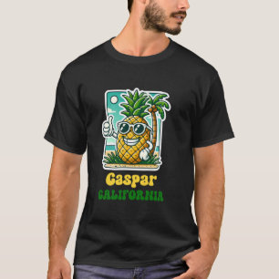 Caspar California CA Niedlich Beach Ananas Thumbs  T-Shirt