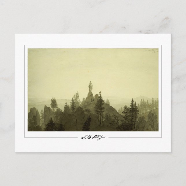 Caspar David Friedrich #12 - Carte postale Art (Devant)