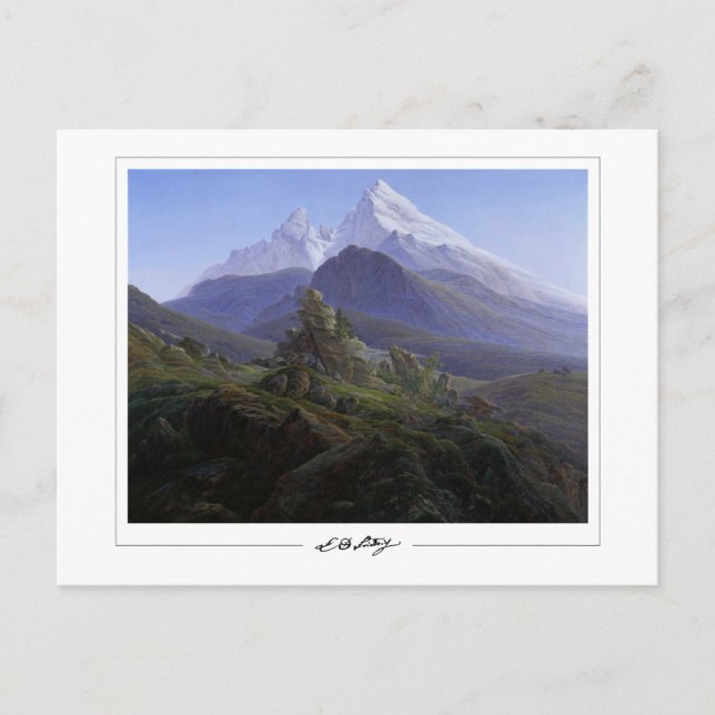 Caspar David Friedrich #140 - Fine Art Postcard Postkarte (Vorderseite)