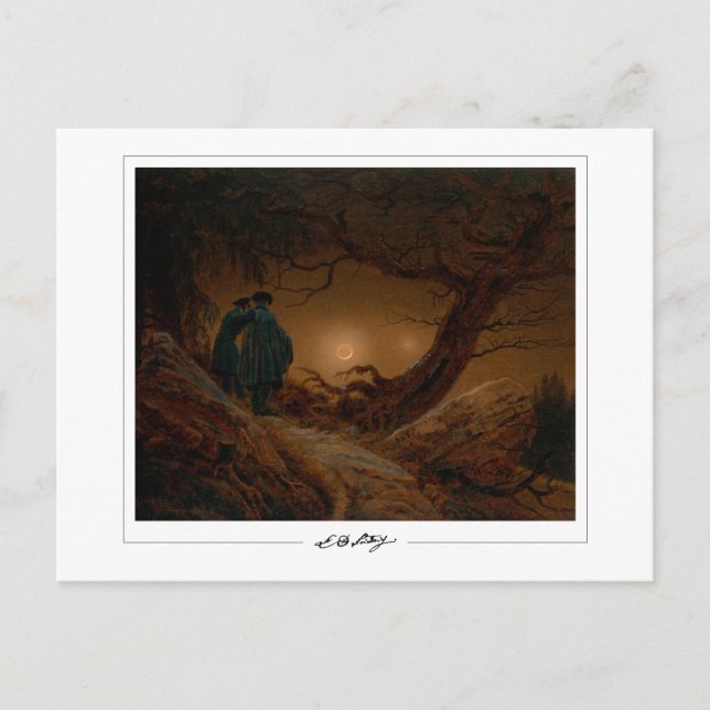Caspar David Friedrich #15 - Fine Art Postcard Postkarte (Vorderseite)