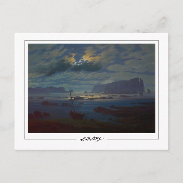 Caspar David Friedrich #17 - Fine Art Postcard Postkarte (Vorderseite)