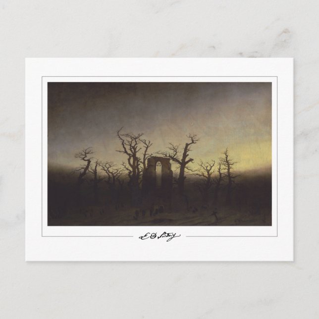 Caspar David Friedrich #18 - Fine Art Postcard Postkarte (Vorderseite)