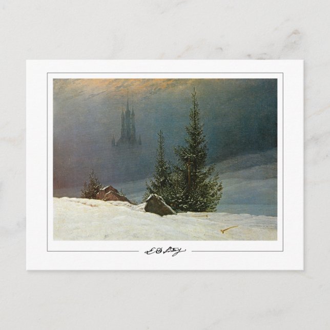 Caspar David Friedrich #23 - Carte postale Art (Devant)