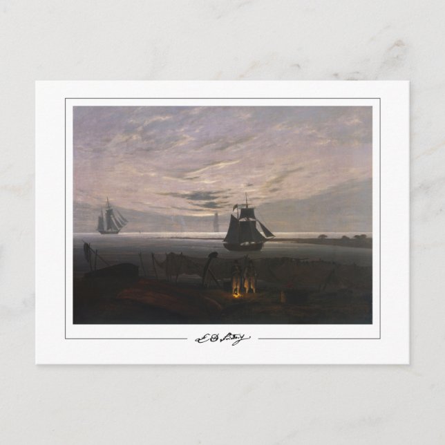 Caspar David Friedrich #59 - Carte postale Art (Devant)