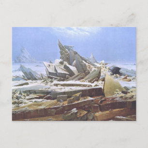 Caspar David Friedrich - Das Polarmeer Postkarte