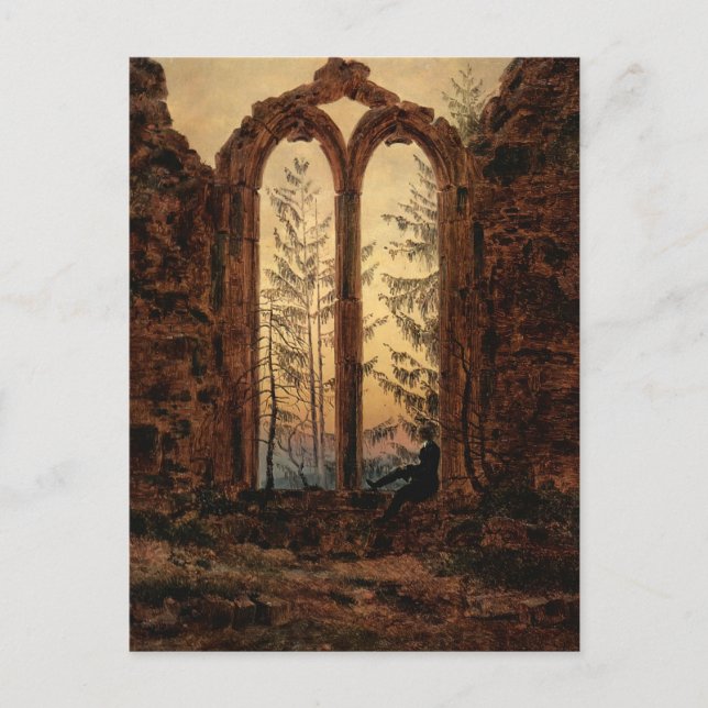 Caspar David Friedrich: Der Träumer Postkarte (Vorderseite)