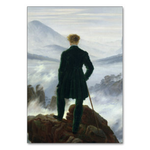 Caspar David Friedrich - Der Wanderer Tischnummer