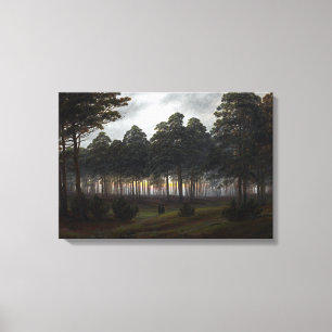 Caspar David Friedrich Die Tageszeit Der Abend Leinwanddruck