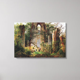 Caspar David Friedrich-Kloster ruiniert Eldena Leinwanddruck