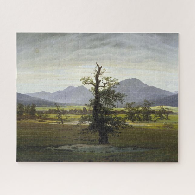 Caspar David Friedrich Kunst "des einsamen Baums" (Horizontal)