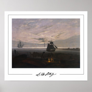 Caspar David Friedrich Zedign Affiche d'art #59