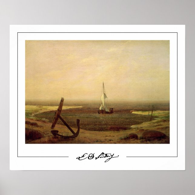Caspar David Friedrich Zedign Art Poster #150 (Vorne)