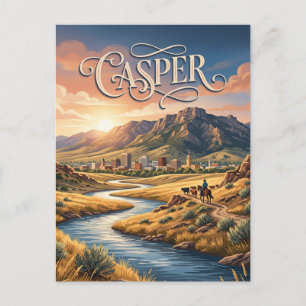 Casper, Wyoming Postkarte