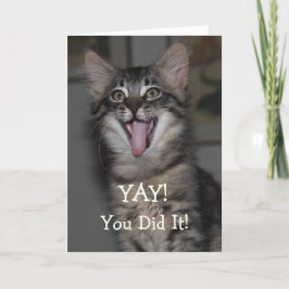 Caspian Kitten Abschluss Card Karte