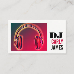 Casque, Carte de visite DJ professionnel