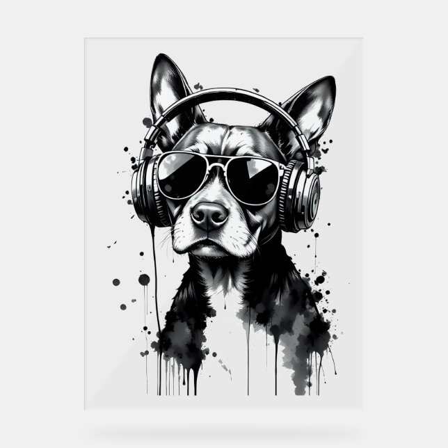 Casque de chien cool Cute Animaux de compagnie enc (Recto)