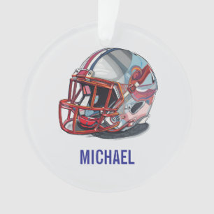 Casque de football Pop Art Nom motivationnel