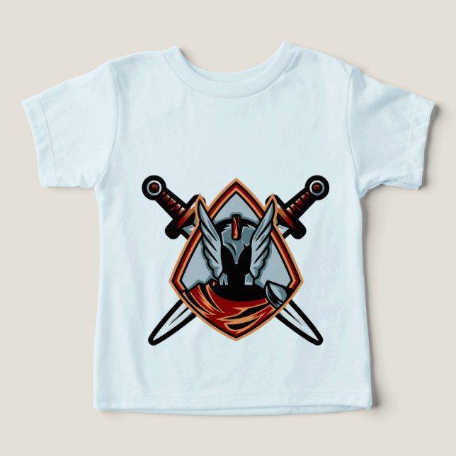 Casque de guerrier Bébé (Design Recto)