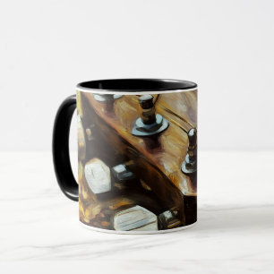 Casque de guitare acoustique Art Mug Cup