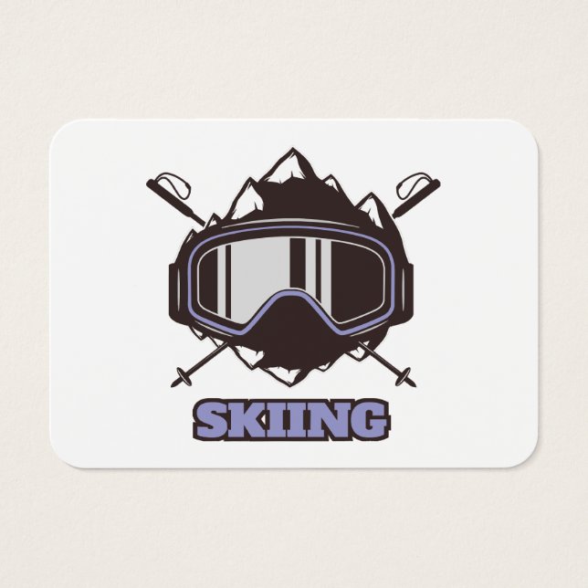 Casque de ski cool (Devant)