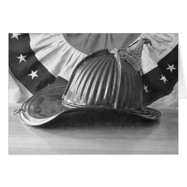 Casque d'incendie antique (Devant horizontal)