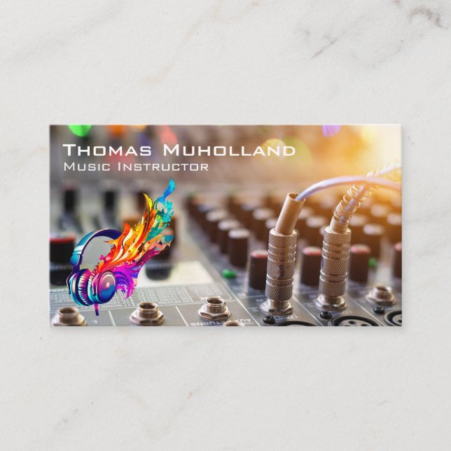 Casques colorés | Carte son | Producteur (Devant)